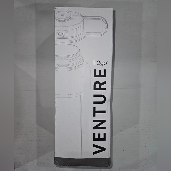 H2go 40 oz Stainless Steel Water Bottle. Insulated Lid, Wide Opening, Bud light - Picture 3 of 6